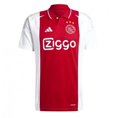 Fotbalové Dres Ajax Domácí 2024-25 Krátký Rukáv Fotbalové Dres Ajax Domácí 2024-25 Krátký Rukáv